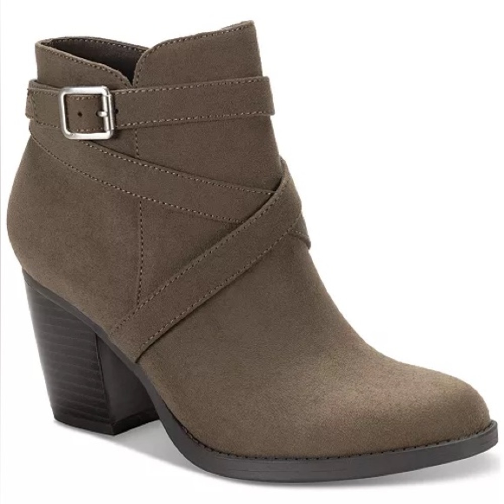 Style&Co Belt-Heeled Booties NEW